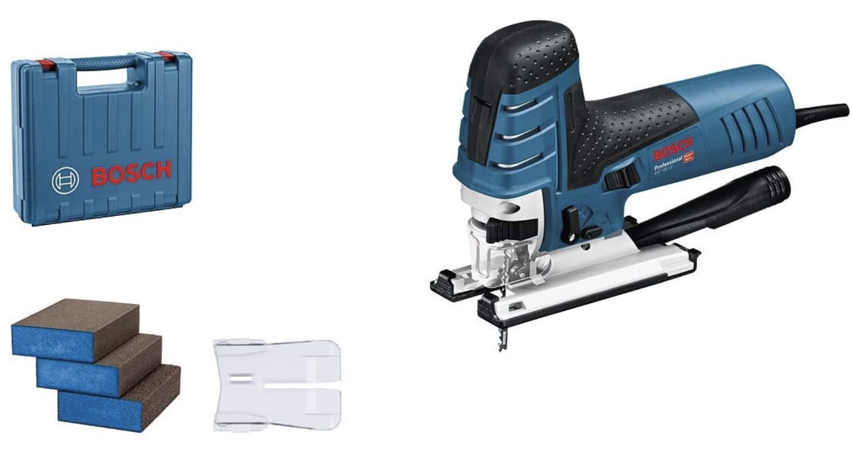 Bosch GST 150 CE Professional Stichsäge mit Handwerkerkoffer für 153,13€ (statt 180€)