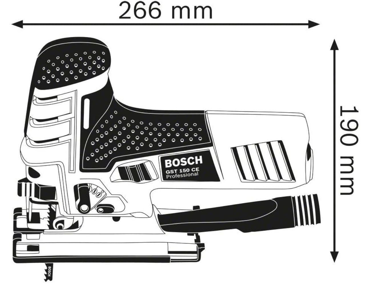 Bosch GST 150 CE Professional Stichsäge mit Handwerkerkoffer für 153,13€ (statt 180€)