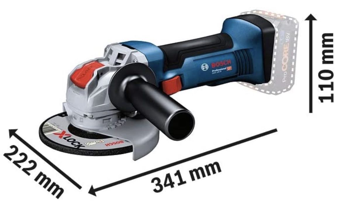 Bosch Professional GWX 18V 8 Winkelschleifer mit Scheiben Ø 125 mm & in L BOXX 136 für 115,34€ (statt 196€)