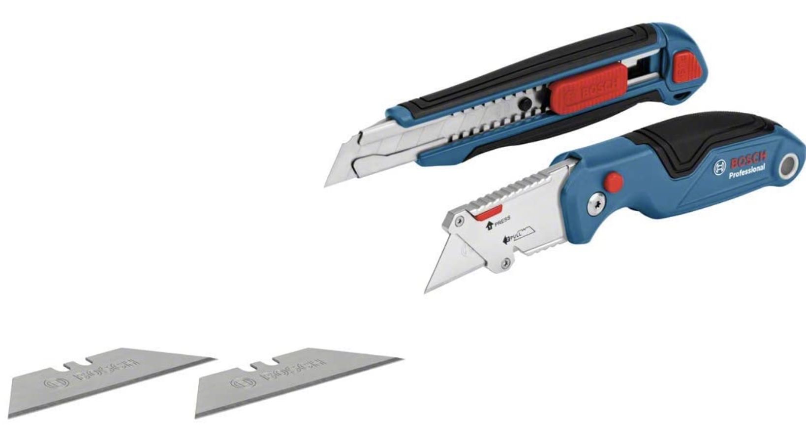 Bosch Professional Klappmesser & Profi Cuttermesser + Klingen für 21,99€ (statt 28€)