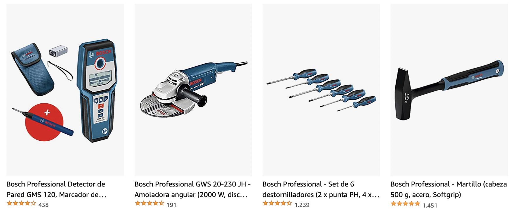 15% auf ausgewählte Bosch Professional Produkte   Amazon Spanien