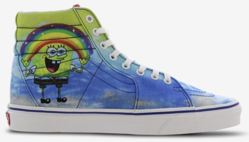 Vans Sk8 Hi Retro Sneaker im Spongebob Design für 49,99€ (statt 60€)