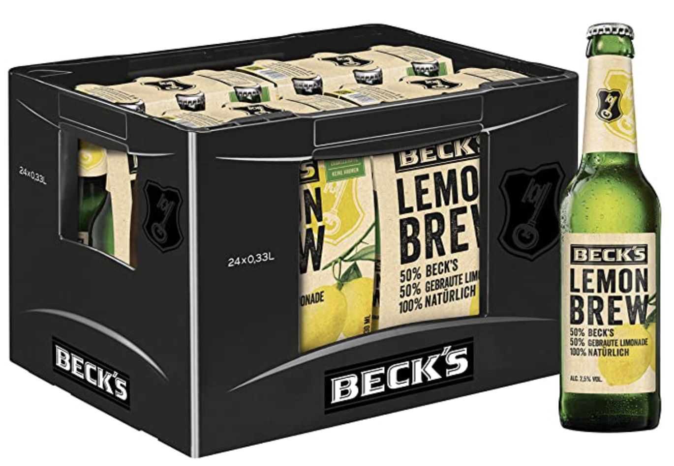 24x BECKS Lemon Brew Naturradler Flaschenbier ab 9,49€ zzgl. Pfand