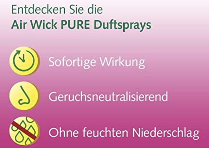 3x Air Wick PURE Kirschblütenzauber ab 6€ (statt 8€)   Prime Sparabo