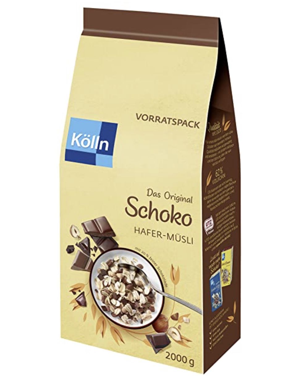 2kg Kölln Müsli Schoko für 5,39€ (statt 8€)   Prime Sparabo