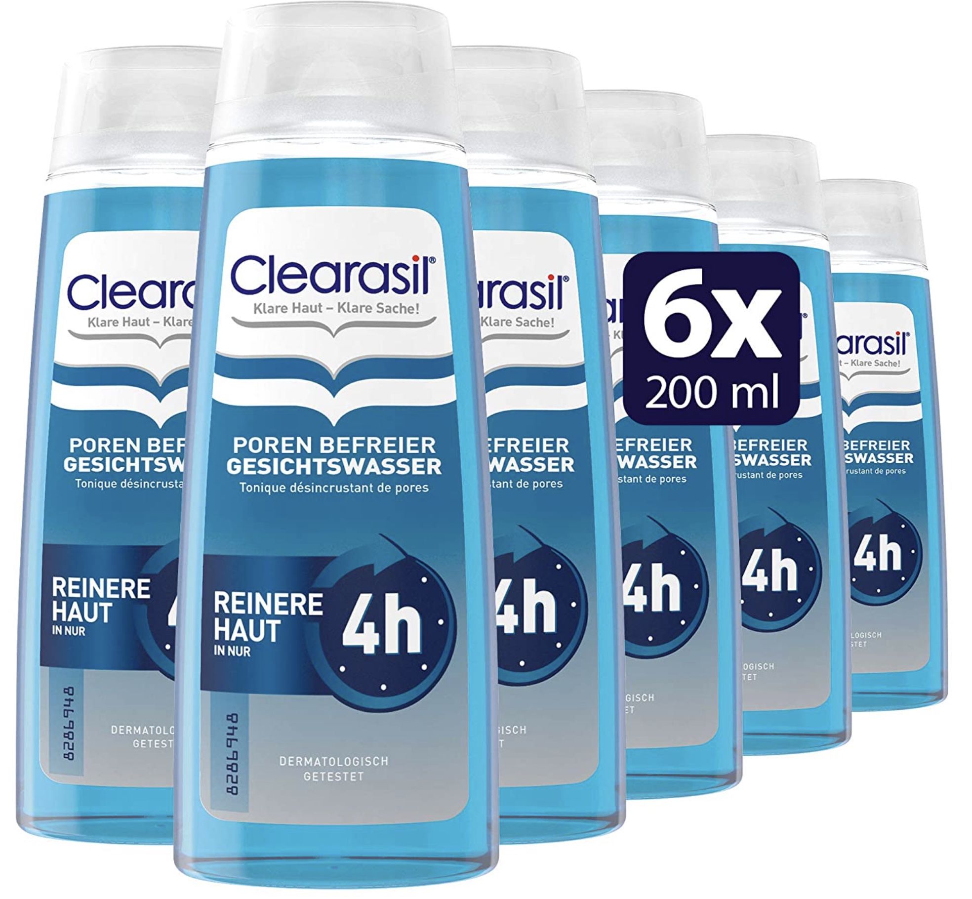 6er Pack Clearasil Poren Befreier Gesichtswasser ab 4,77€ (statt 18€)   Prime Sparabo