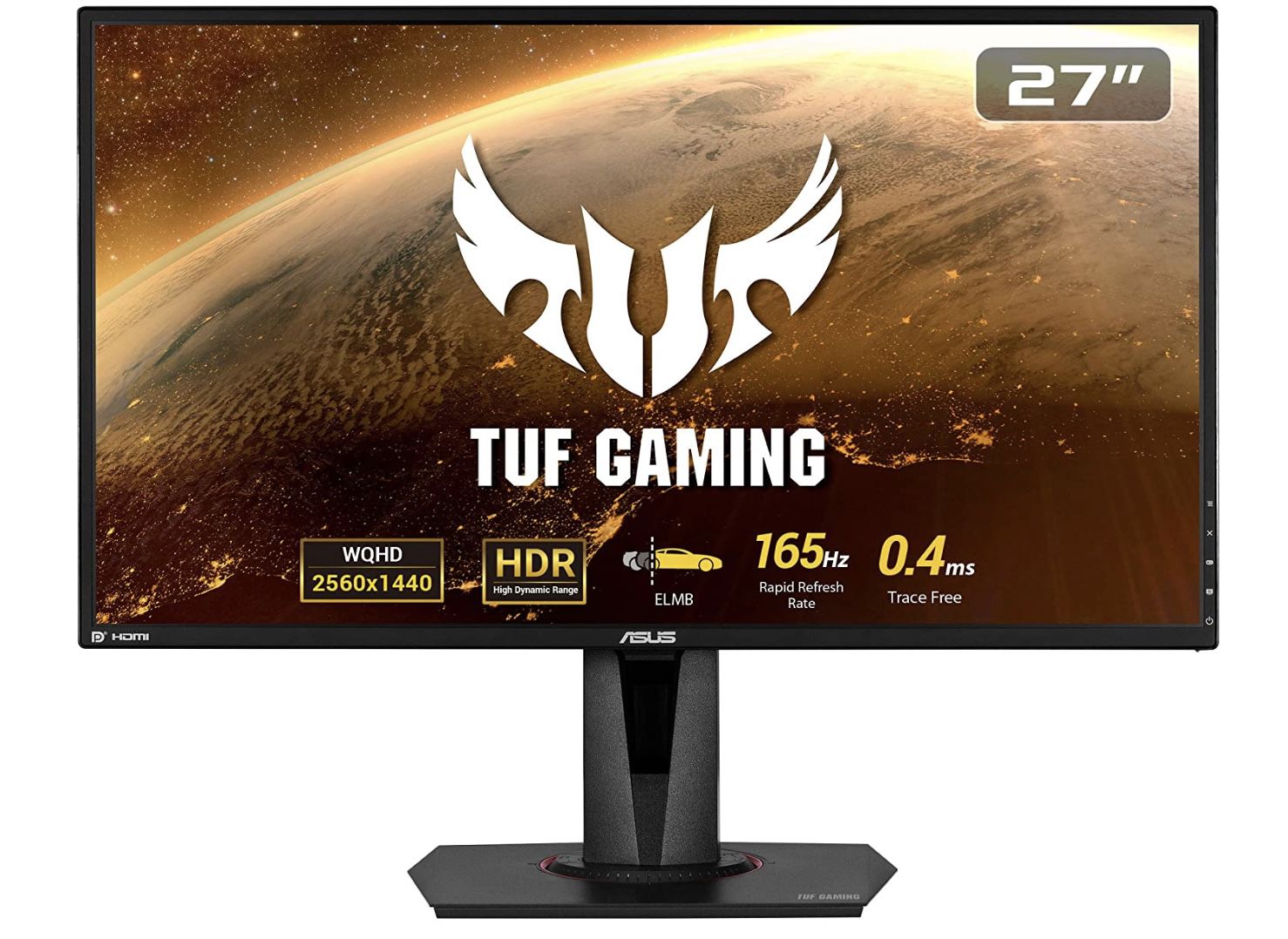 ASUS TUF Gaming VG27BQ   27 Zoll Monitor mit 0,4ms Reaktionszeit für 316,07€ (statt 416€)