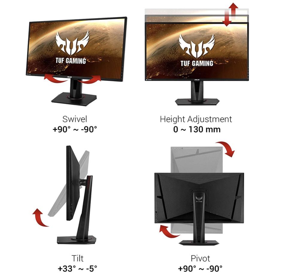 ASUS TUF Gaming VG27BQ   27 Zoll Monitor mit 0,4ms Reaktionszeit für 316,07€ (statt 416€)