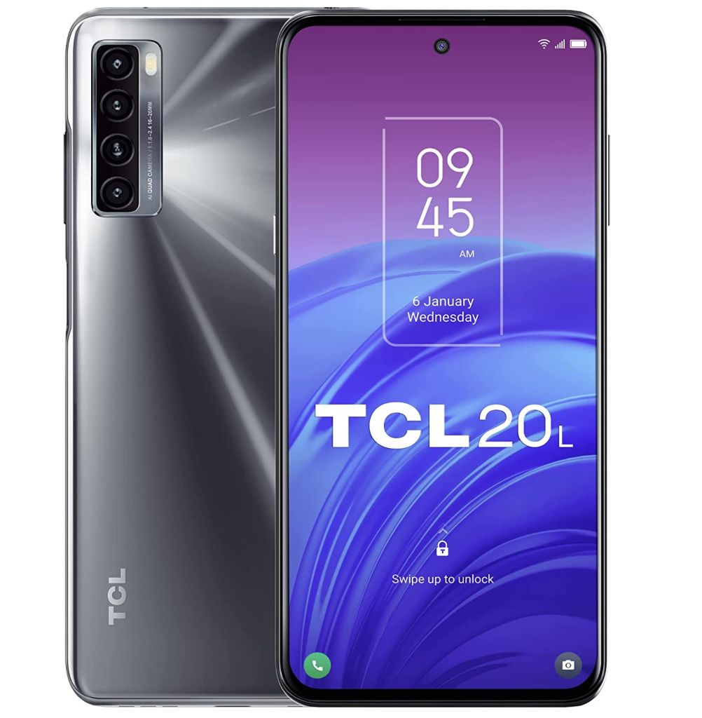 TCL 20L 6,67 Handy mit 128GB in Schwarz für 145,75€ (statt 165€)