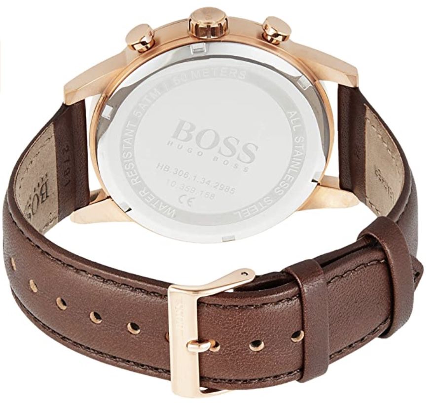 Hugo Boss Navigator Chronograph 44mm mit Lederarmband für 169,80€ (statt 229€)