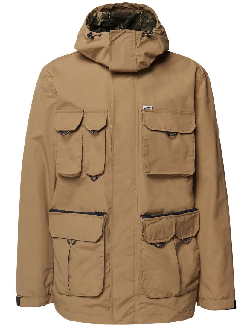 Tommy Jeans Jacke mit Kapuze in Khaki ab 79,99€ (statt 142€)