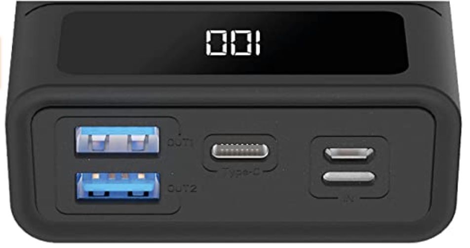 RealPower PB 20k PD Powerbank mit 20000mAh, 2 USB Ports, USB C sowie Lightning Eingang für 19€ (statt 25€)   Prime