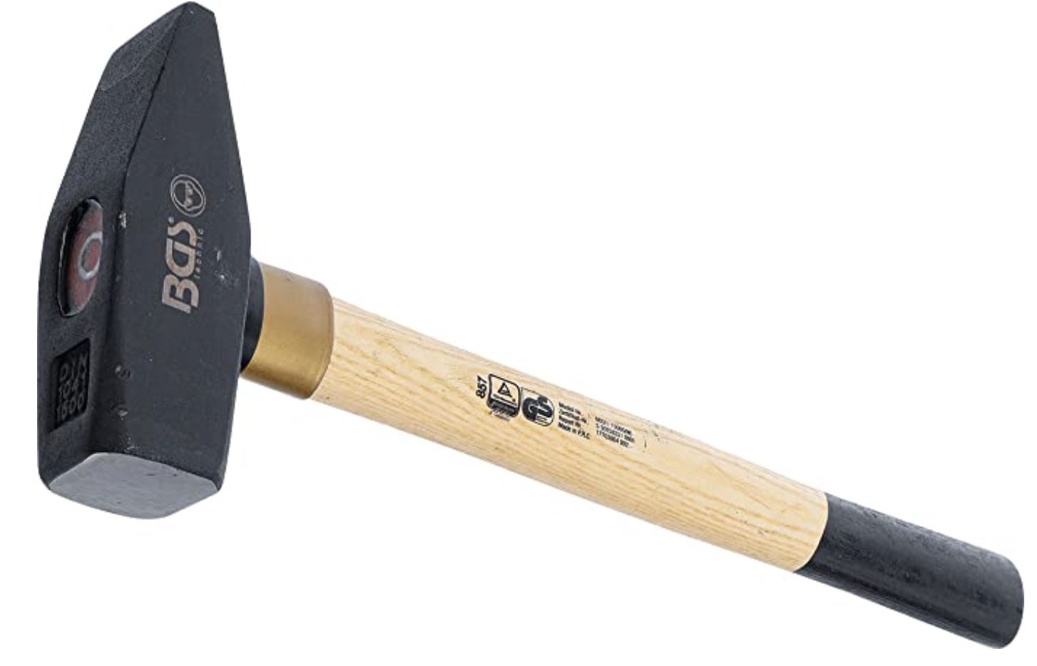BGS 857 Schlosserhammer mit Holz Stiel nach DIN 1041 für 14€ (statt 18€)   Prime