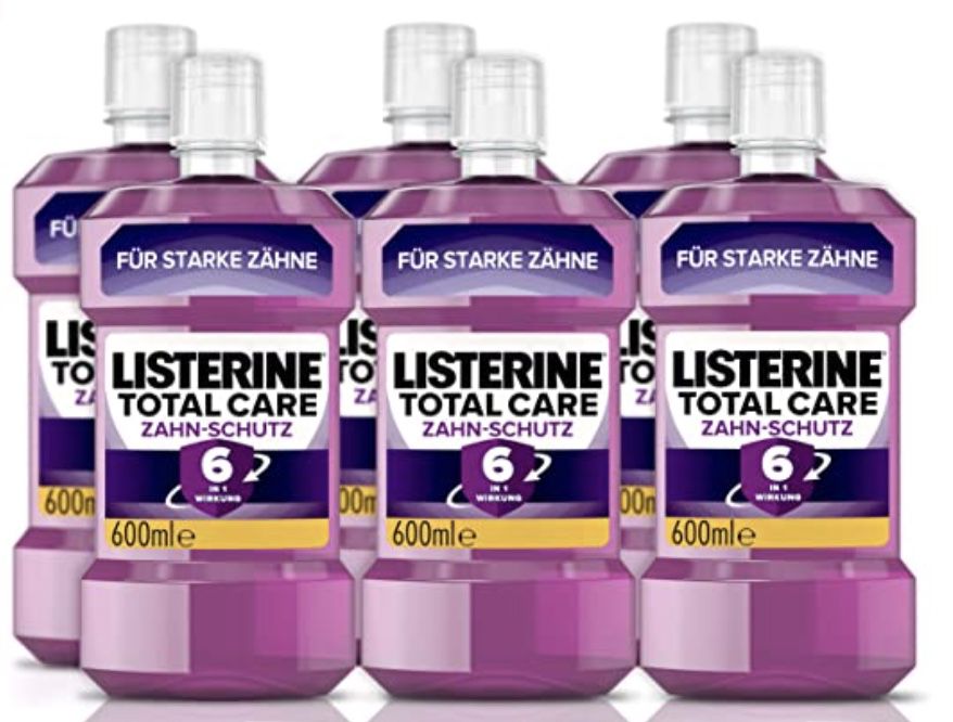 6x LISTERINE Total Care Zahn Schutz ab 18,44€ (statt 25€)   Prime Sparabo