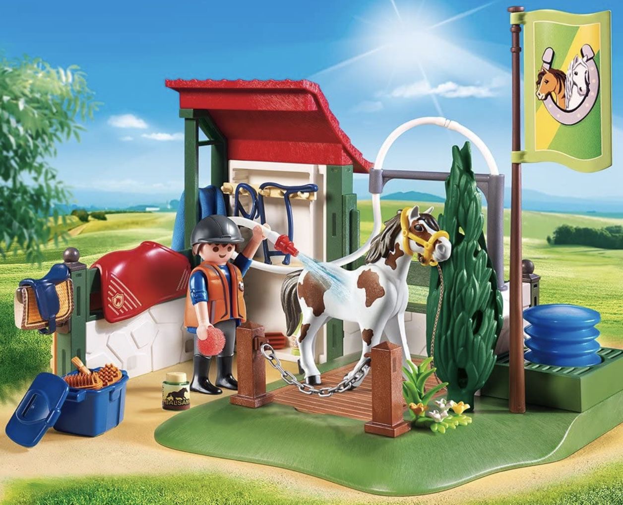 PLAYMOBIL Country 6929   Pferdewaschplatz für 11,67€ (statt 16€)   Prime