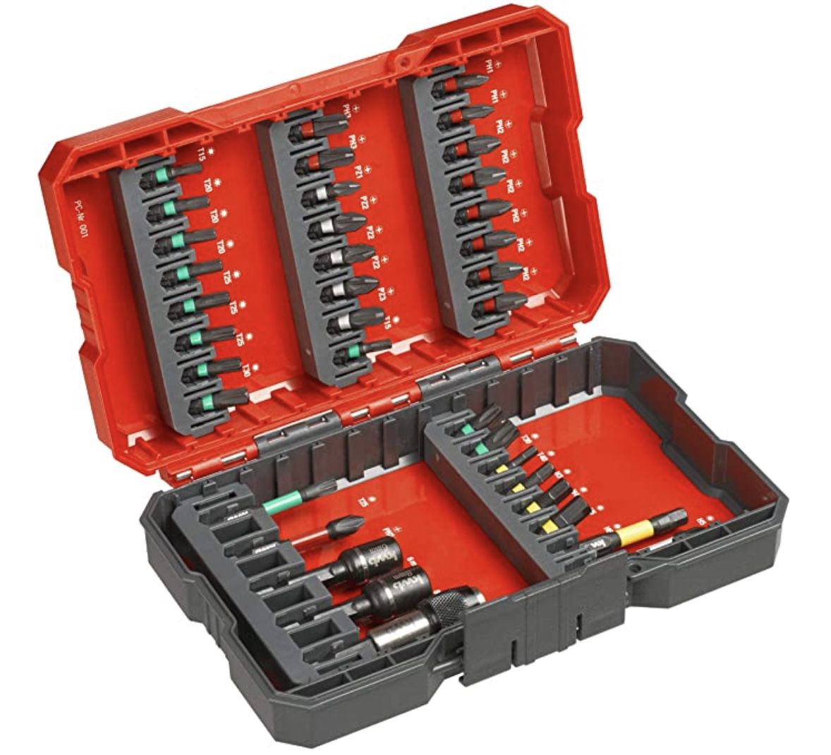 kwb 109000 Bit Set für Impact / Schlagschrauber inkl. Box 37 teilig für 10€ (statt 24€)   Prime