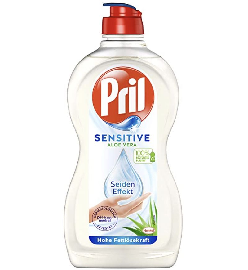 Pril Sensitive Aloe Vera 450 ml Handgeschirrspülmittel ab 0,90€   Prime Sparabo