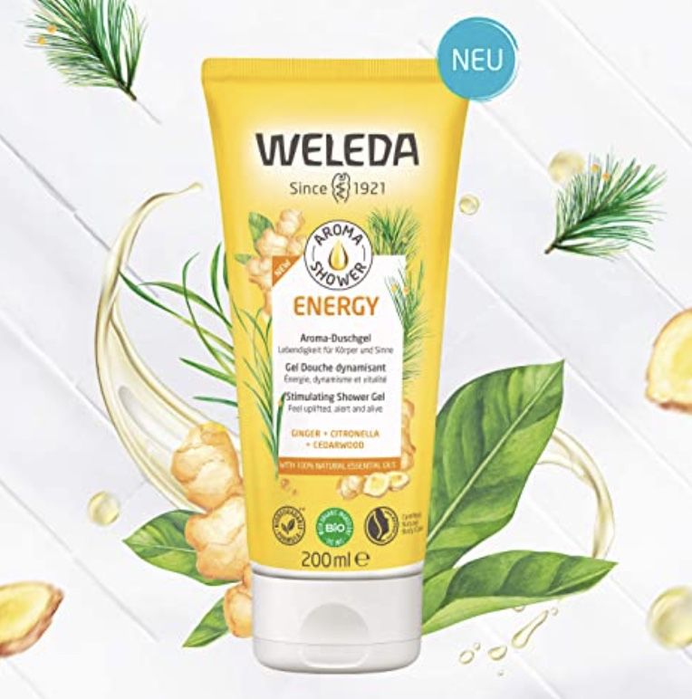 WELEDA Bio Aroma Shower Energy Kosmetik Duschgel ab 2,45€ (statt 5€)   Prime Sparabo