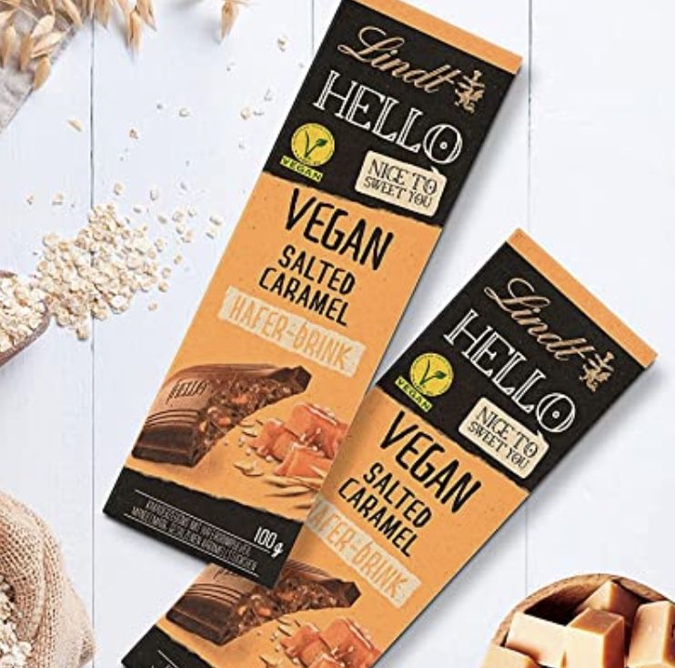 4x 100g Lindt HELLO vegane Schokolade ab 5,96€ (statt 10€)   Prime