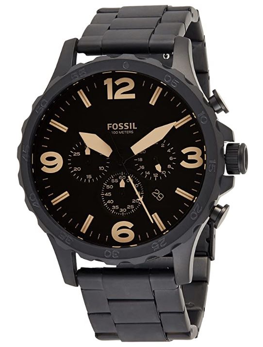 FOSSIL Nate Herrenuhr mit Edelstahlarmband für 65,48€ (statt 132€)