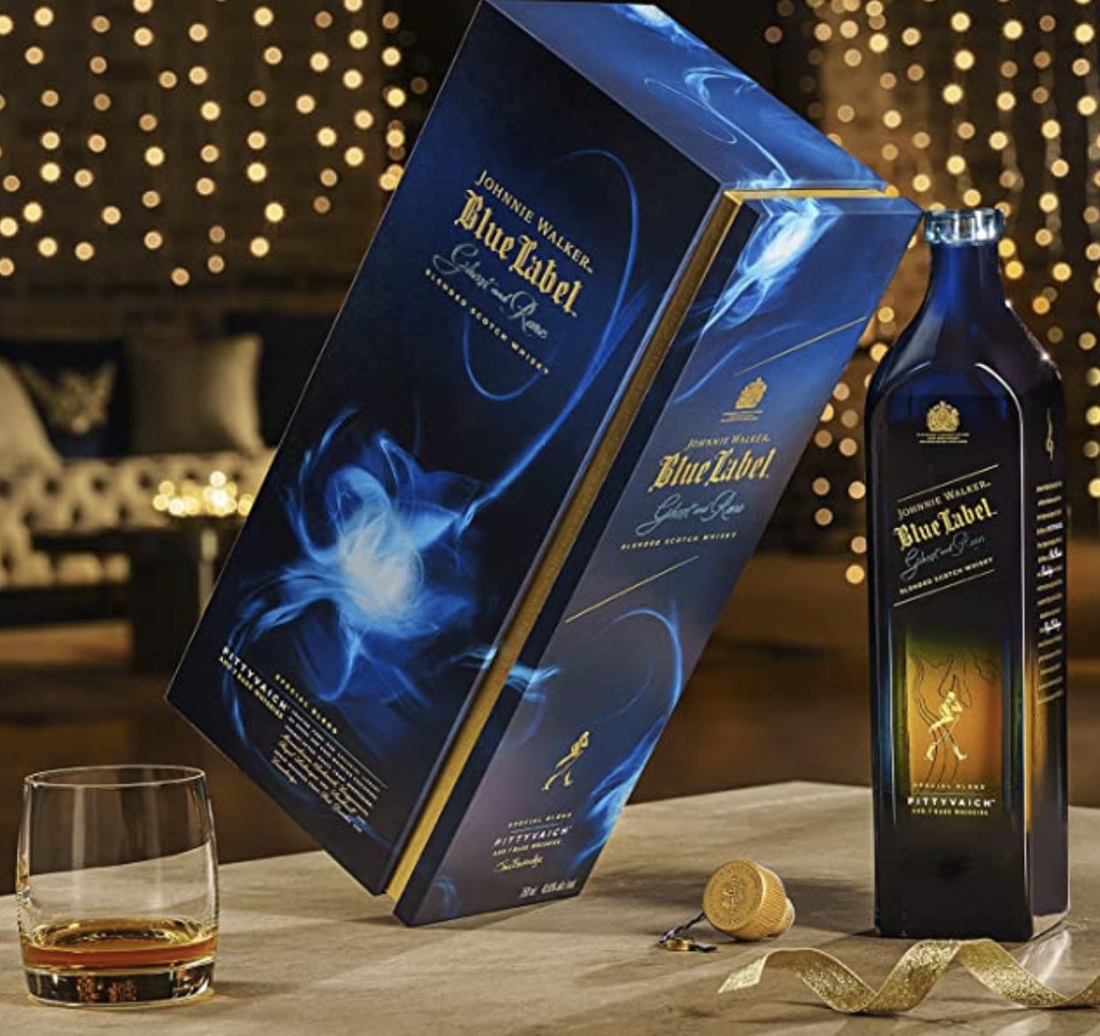 Johnnie Walker Blue Label Ghost & Rare Pittivaich Blended Scotch Whisky für 220,90€ (statt 255€)