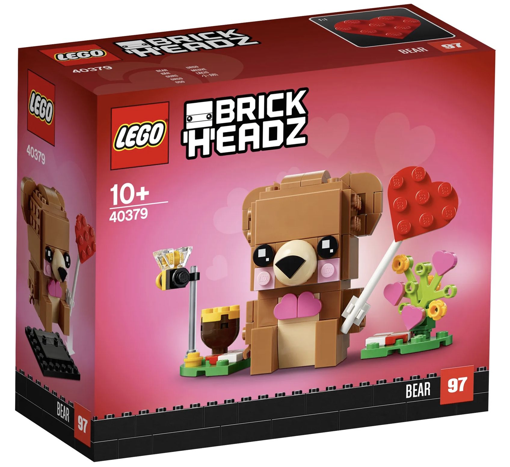 Lego Valentinstag-Bär mit 150 Teilen für 10,49€ (statt 20€)