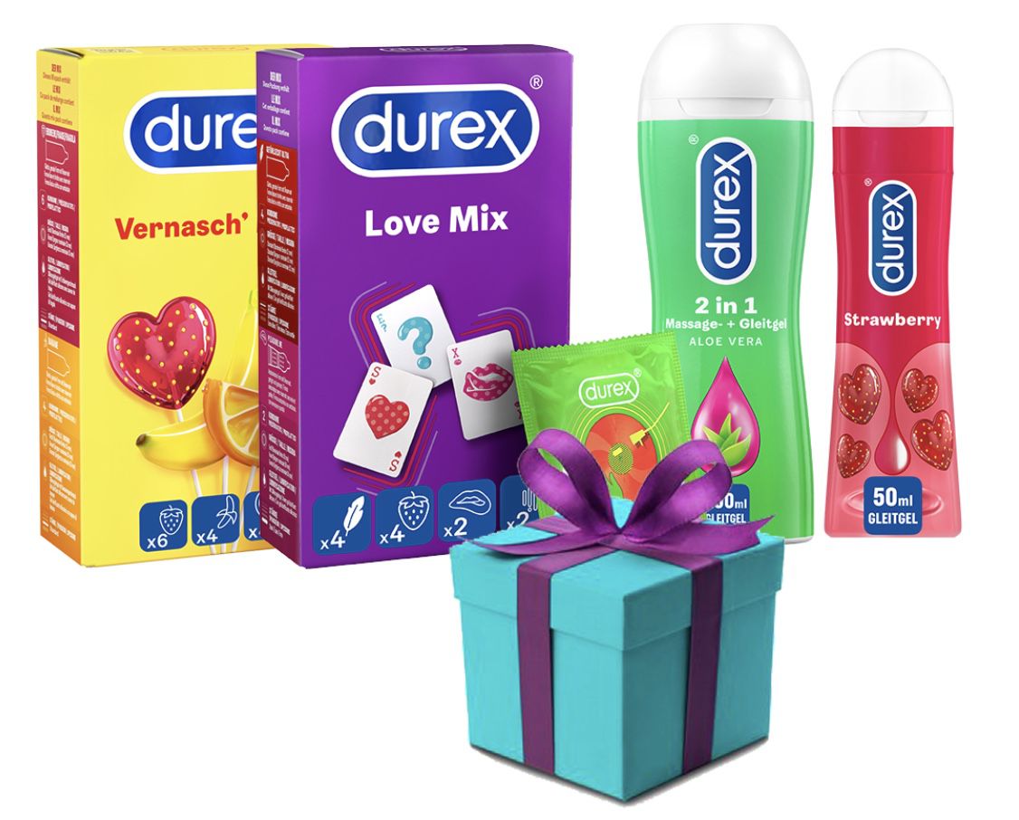 Durex Love Set zum Valentinstag mit erotischer Überraschung für 23€ (statt 30€)