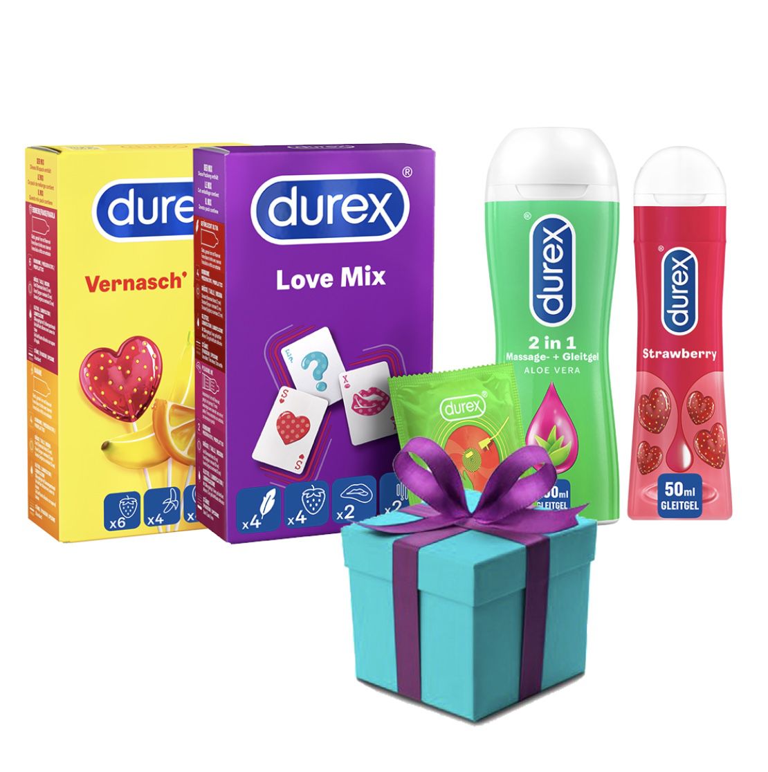 Durex Love-Set zum Valentinstag mit erotischer Überraschung für 23€ (statt 30€)