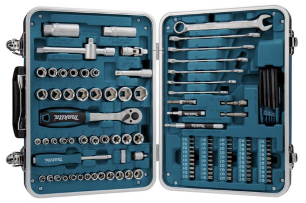 Makita P 90635 Werkzeugset 118 tlg. für 75,90€ (statt 91€)