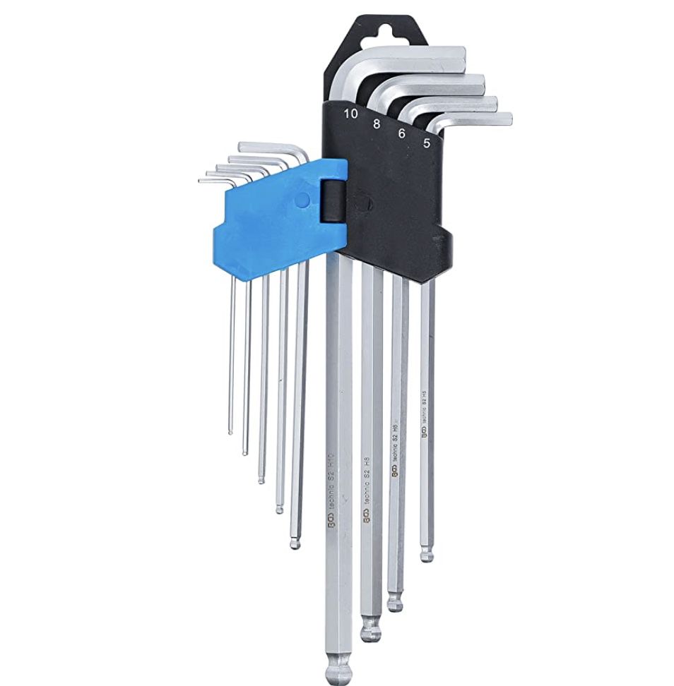 BGS 790 Winkelschlüssel-Satz 9-tlg. extra lang 1,5-10 mm für 7,59€ (statt 12€)