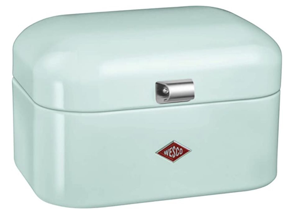 Wesco Single Grandy Retro Brotkasten aus Edelstahl in Mint für 26,97€ (statt 40€)   Prime