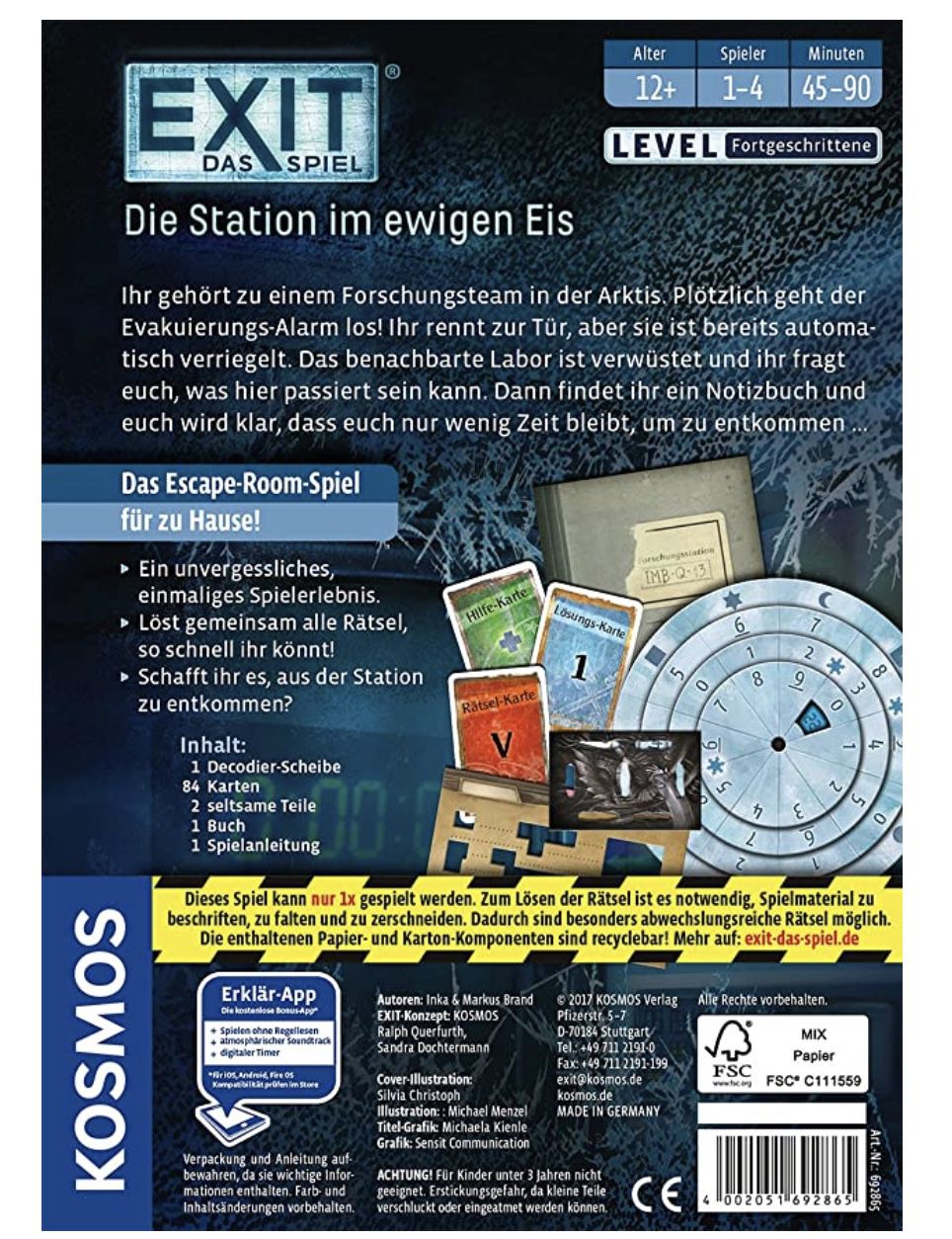 KOSMOS EXIT   Die Station im ewigen Eis für 9,89€ (statt 13€)