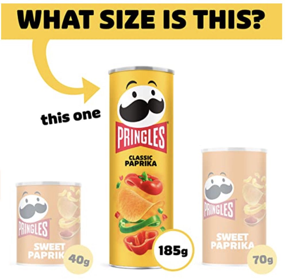 4x Pringles Paprika Classic (je 185g) ab 3,89€ (statt 9€)   Prime
