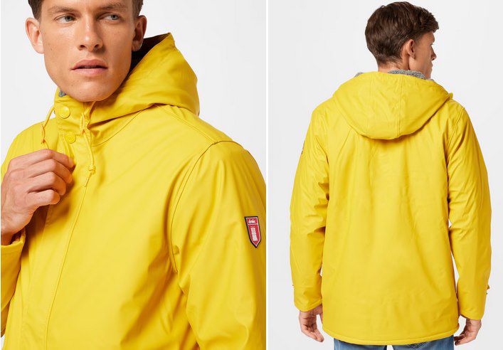 Derbe Trekholm Regenjacke in Gelb für 80,50€ (statt 115€)