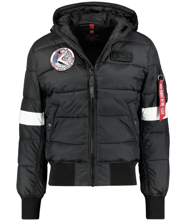 Alpha Industries Hooded Puffer FD NASA Herren Steppjacke für 127,92€ (statt 163€)