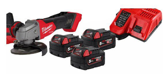 Milwaukee MX Akku Werkzeug Set 2 Maschinen + 3 x 5Ah Akkus für 499,95 (statt 595€)