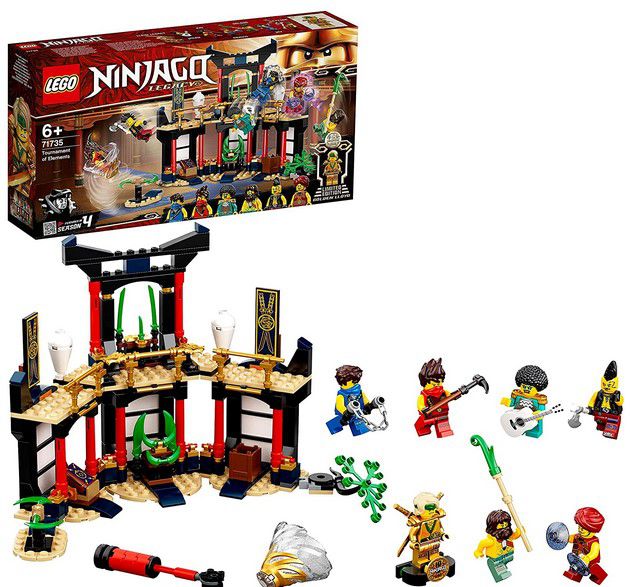 Lego 71735 NINJAGO Turnier der Elemente mit Tempel Bauset und Kampfarena für 19,79€ (statt 26€)