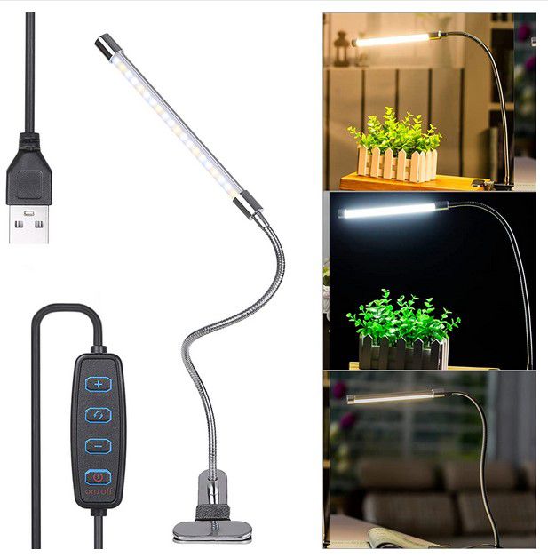 Tom shine LED dimmbare USB Klemmlampe für 11,39€ (statt 19€)