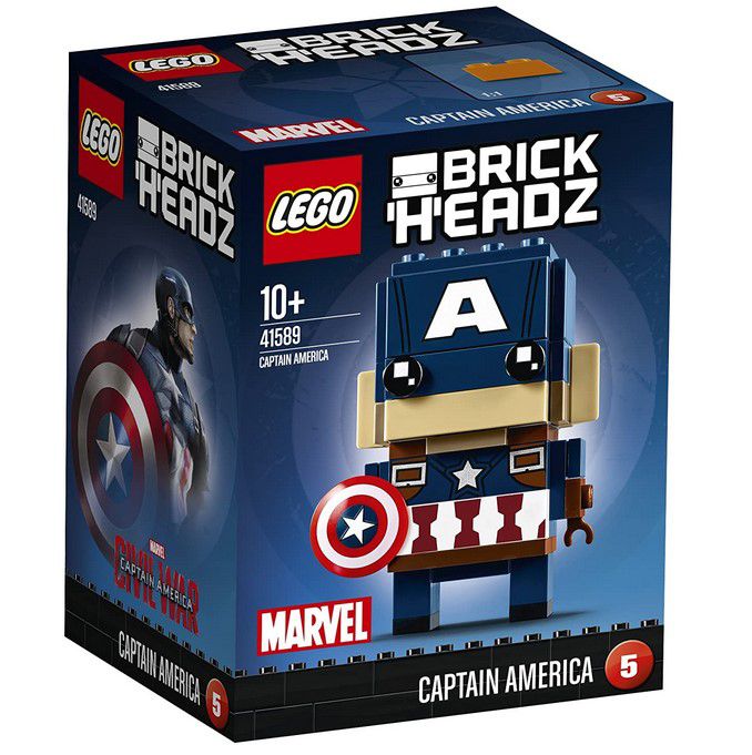 LEGO Brick Headz Captain America für 34,95 (statt 51€)