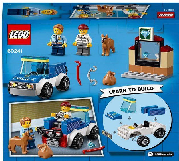 LEGO 60241 City Polizeihundestaffel 67 Teile für 5,99€ (statt 11€)  prime