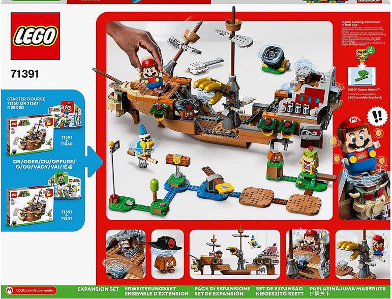 LEGO 71391 Super Mario Bowsers Luftschiff für 61,34€ (statt 72€)