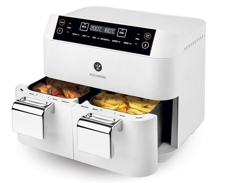 MAXXMEE Air Fryer 6 Programme 2 x 3,8L für 109,90€ (statt 150€)