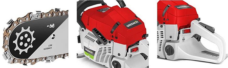 Greencut GS620X Kettensäge mit 50er Schwert für 78,48€ (statt 115€)