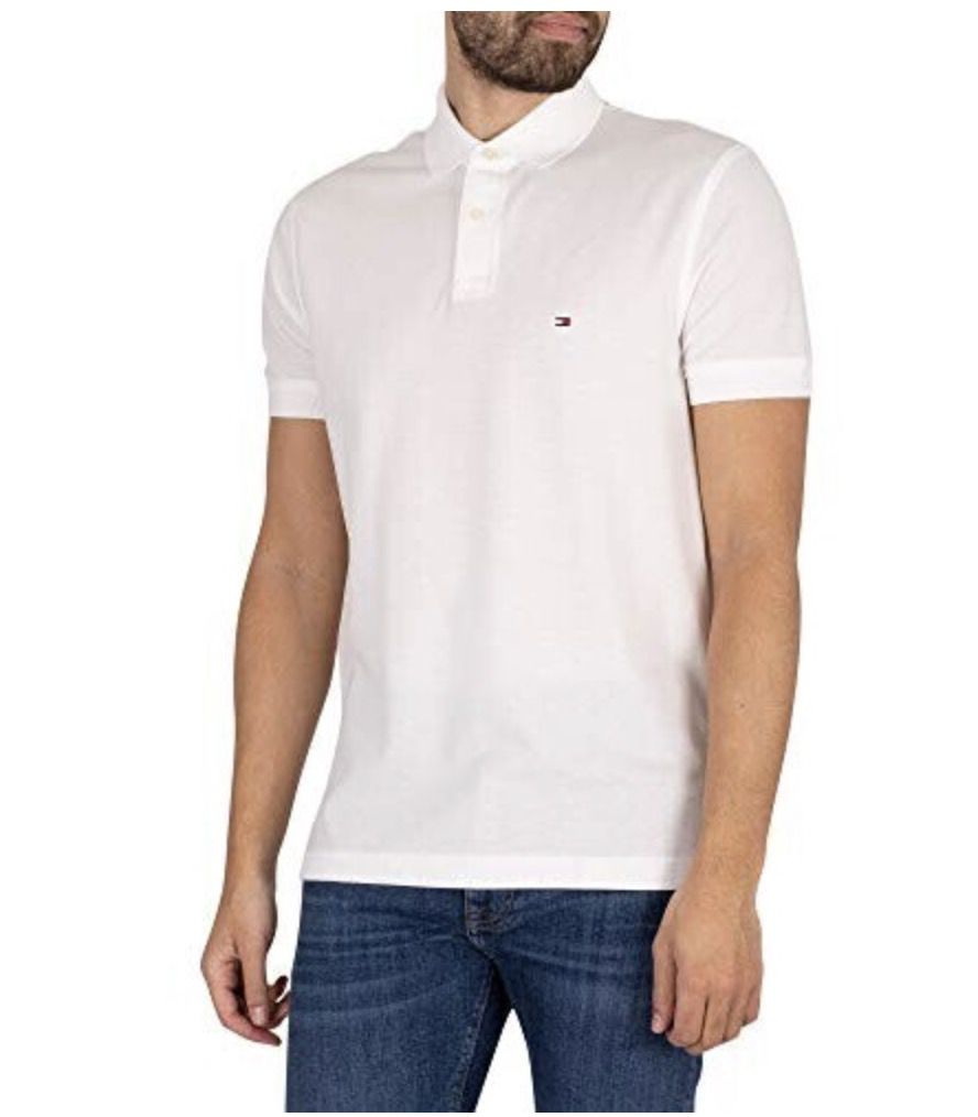 Tommy Hilfiger 1985 Regular Fit Poloshirt in Weiß für 31,99€ (statt 55€)