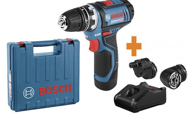 Bosch GSR 12V 15 FC Professional Akku Bohrschrauber mit 2 Ah Akku für 129€ (statt 159€)