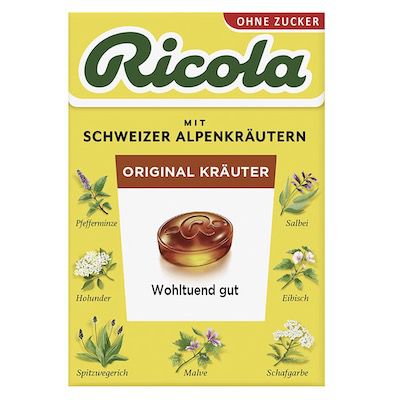10x Ricola Original Schweizer Kräuterbonbon 50g ab 11,19€ (statt 14€)