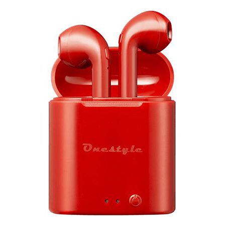 Corn Technology Onestyle TWS-BT-V7 &#8211; Bluetooth In-ear Kopfhörer in Rot ab 9€ (statt 15€)