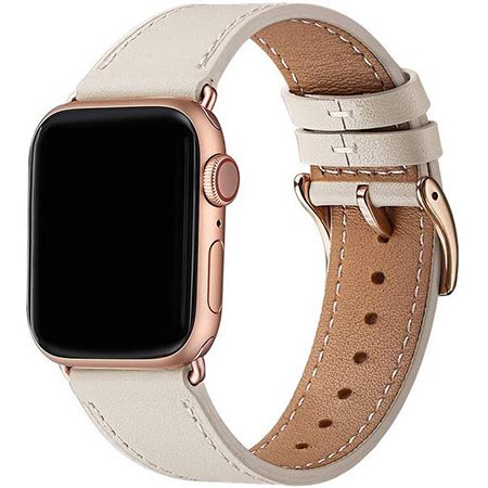 QAZNZ Lederarmband für Apple Watch in verschiedenen Farben &#8211; 38-44mm ab 3,99€ (statt 20€) &#8211; Prime