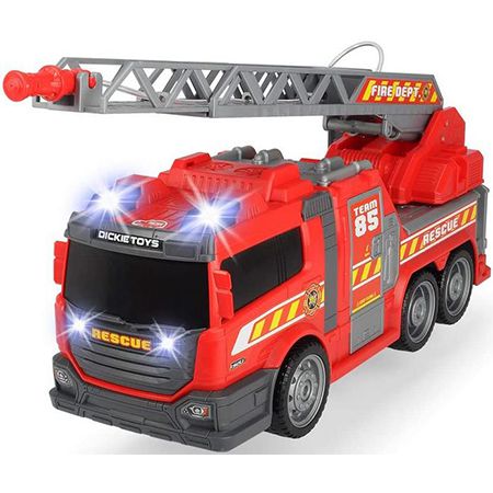 Dickie Toys Feuerwehrauto mit Wasserspritzfunktion +Licht &#038; Sound 36 cm für 14,99€ (statt 20€) &#8211; Prime