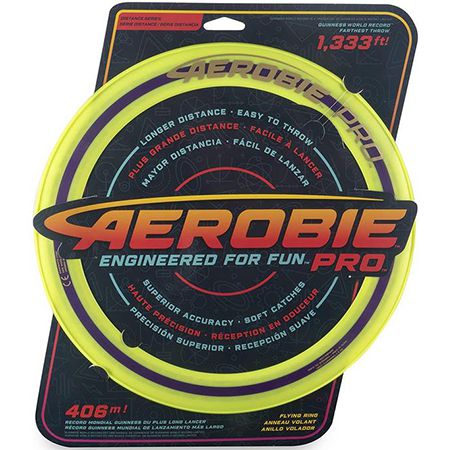 Aerobie Pro Flying Ring &#8211; Wurfring mit 33 cm Durchmesser in Gelb für 8,99€ (statt 14€) &#8211; Prime
